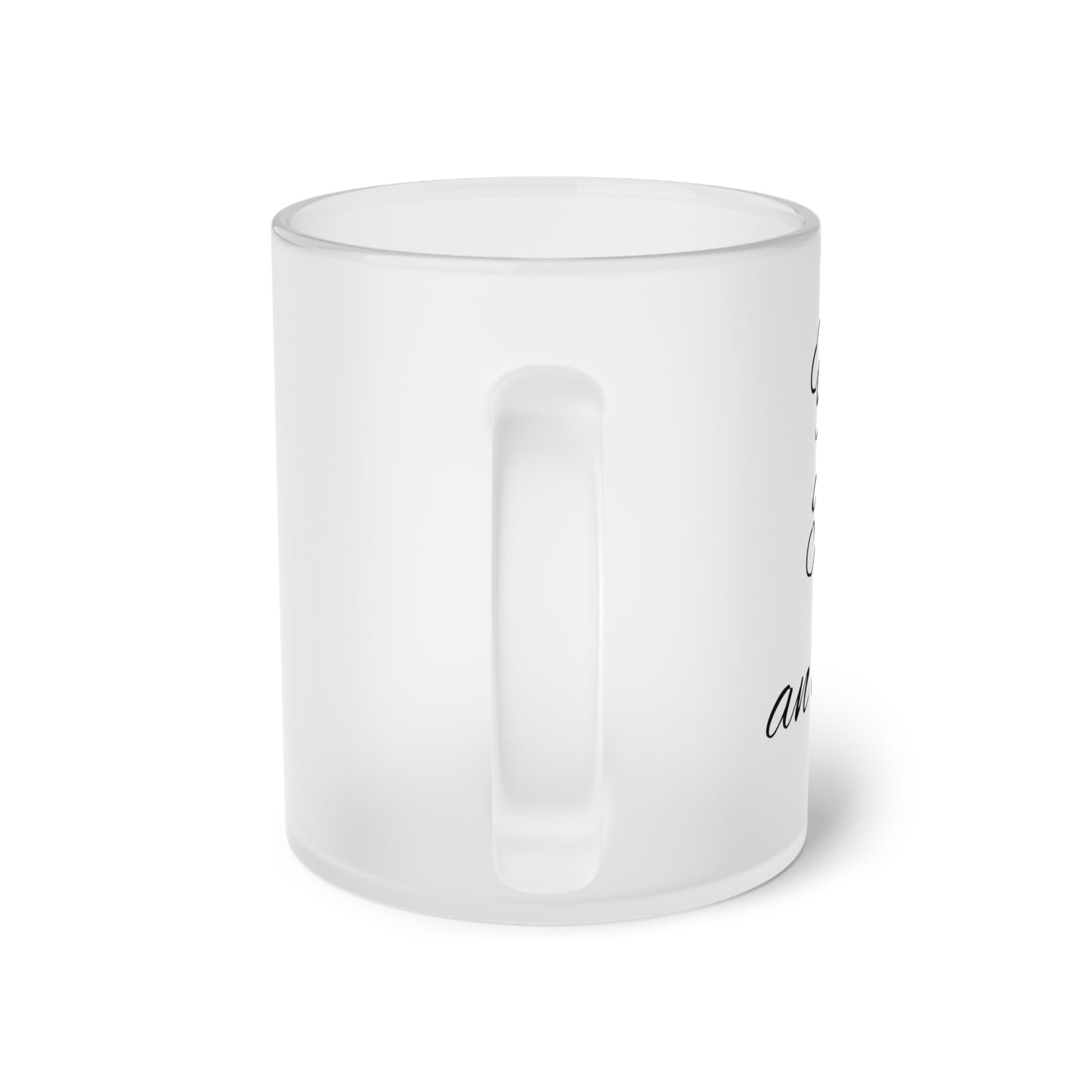 Frosted Glass Mug