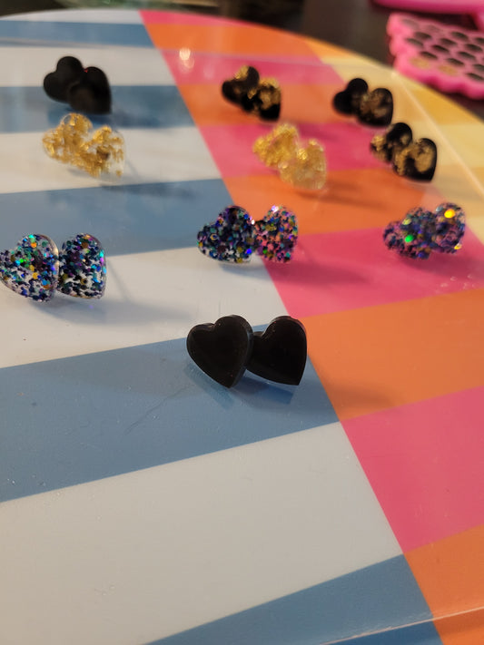 Heart Studs