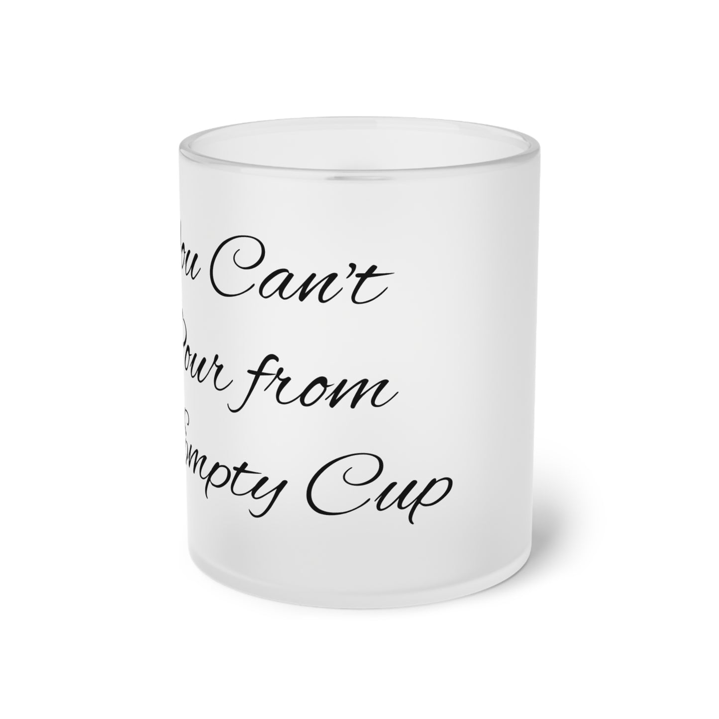 Frosted Glass Mug